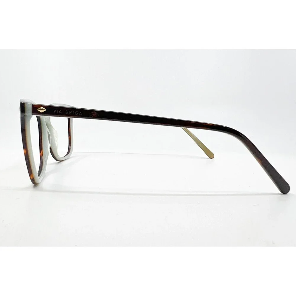Via Spiga Eyeglasses Womens Brown Tortoise Square 350-S 550 135mm